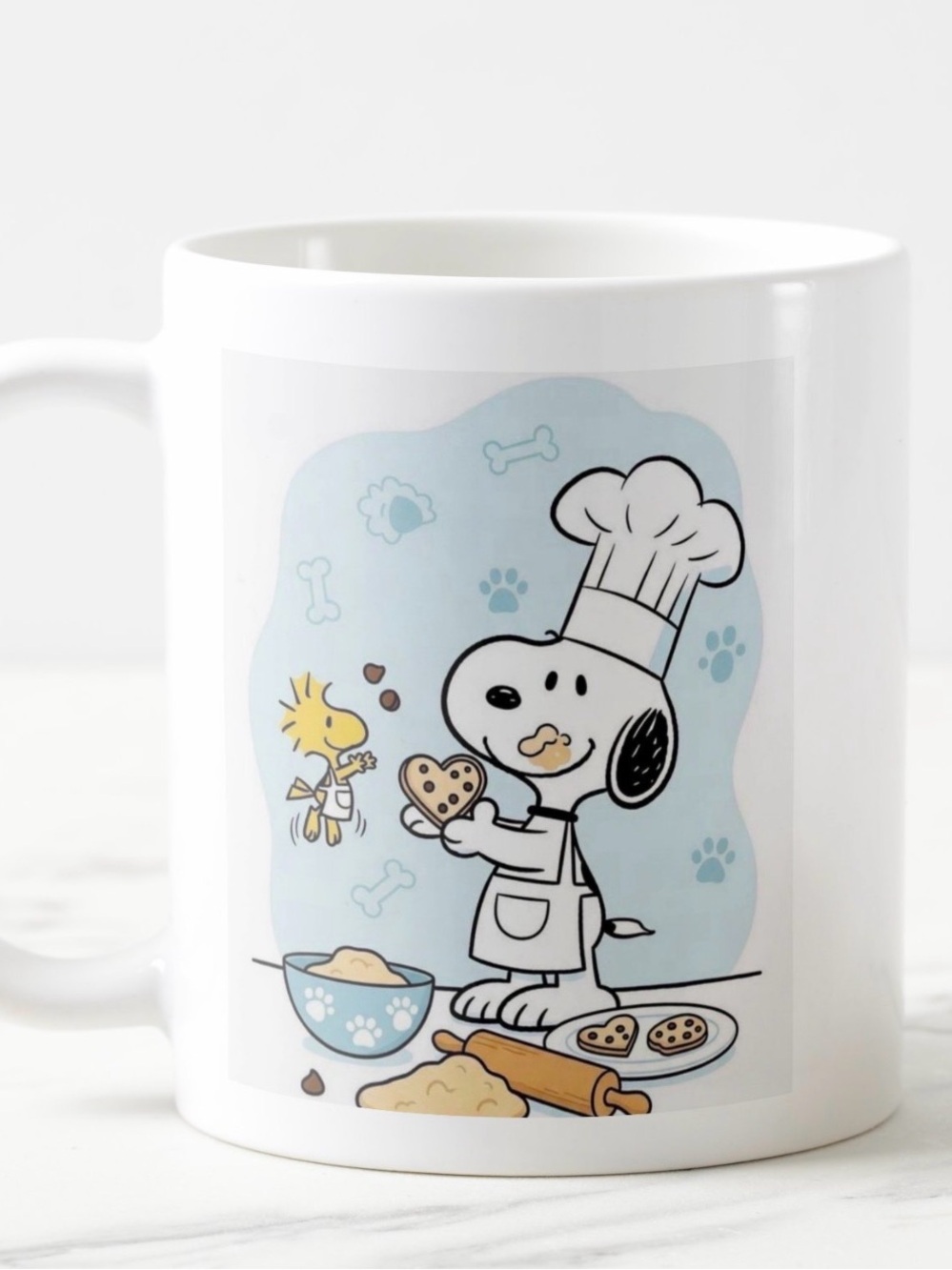 Peanuts Snoopy Chef White Ceramic Dog Lover Mug